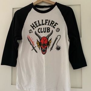 Stranger Things Eddie Munson Baseball Tee